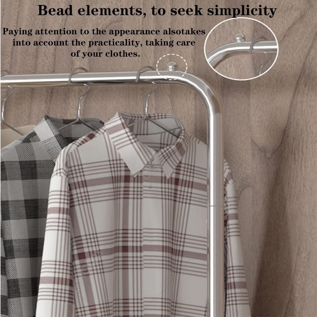 Shoe Ben Coat Stand Rack - Versatile Clothes Hanger with Shelves Rolling Garment Rack for Bedroom & Wardrobe Ideal for Shoes Storage & nization 4 Wheels for Easy Mobility