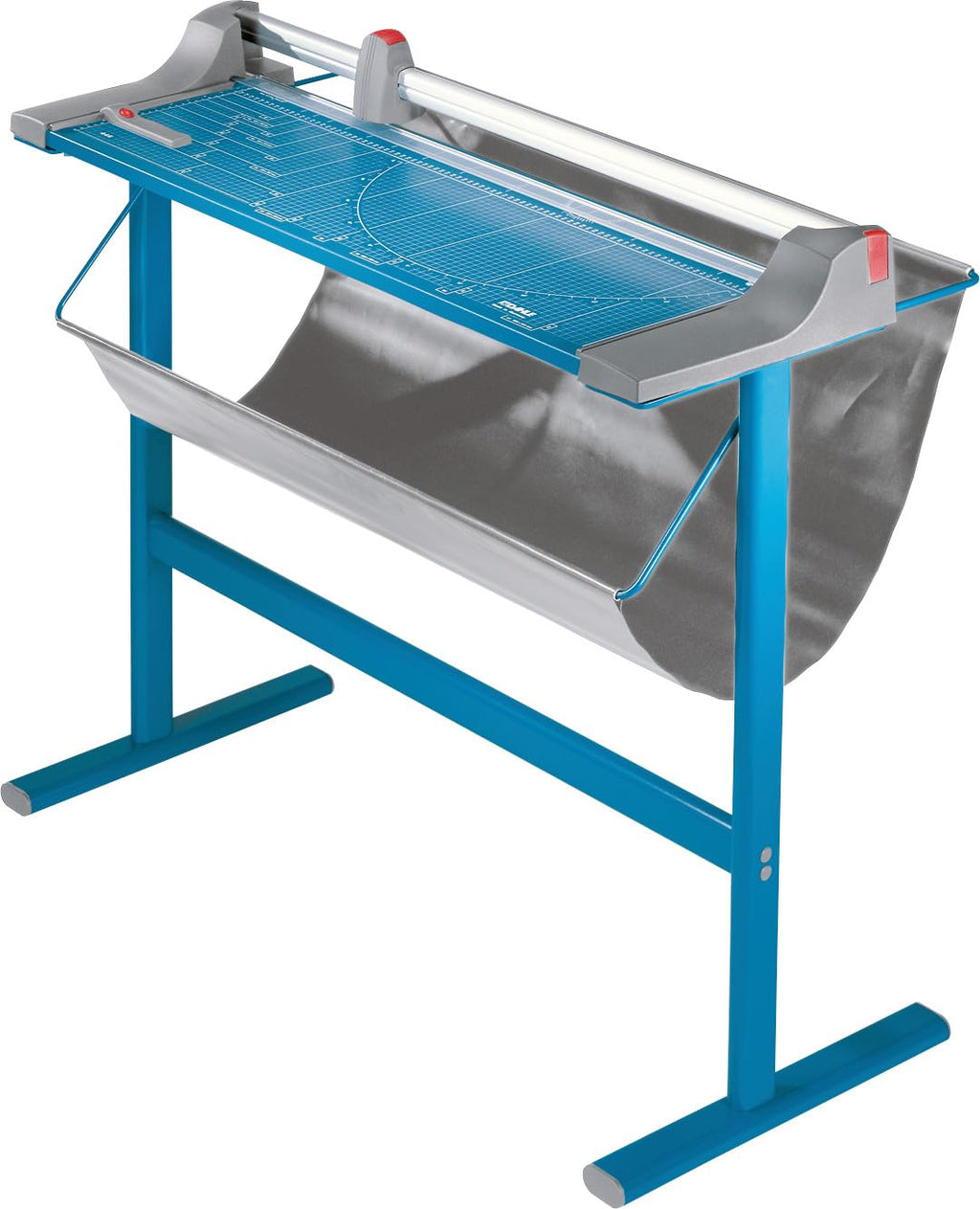 Dahle 448s Premium Rotary Trimmer w/Stand, 51' Cut Length, 20 Sheet Capacity, Self-Sharpening, Automatic Clamp, German Engineered Paper Cutter