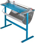 Dahle 448s Premium Rotary Trimmer w/Stand, 51' Cut Length, 20 Sheet Capacity, Self-Sharpening, Automatic Clamp, German Engineered Paper Cutter