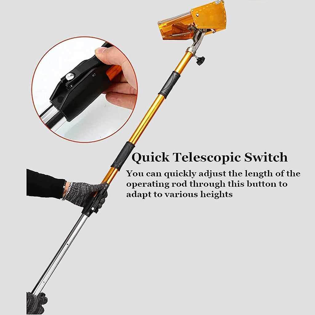 Drywall Flat Finishing Box with Adjustable Box Handle Extension (40''- 63'') 9.8 Inch Drywall Taping Flat Finishing Set Handle Adjustable Taping Tools