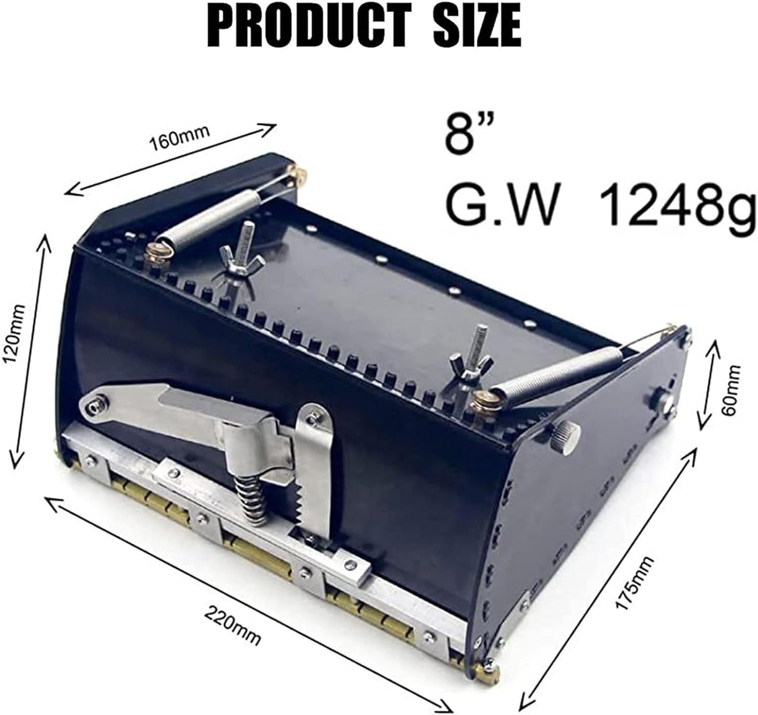 8' /10' /12' Drywall Flat Box Set,with 1060-1650mm Extension Handle,Flat Box Combo Set,Drywall Taping Tools,for Homes/Renovators,8inch