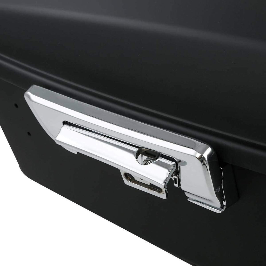 TCMT 13.7' King Motorcycle Trunk Box W/Latches Key Fit For Harley 2014-2025 Touring CVO Road King Road Glide Street Glide Electra Glide Pack