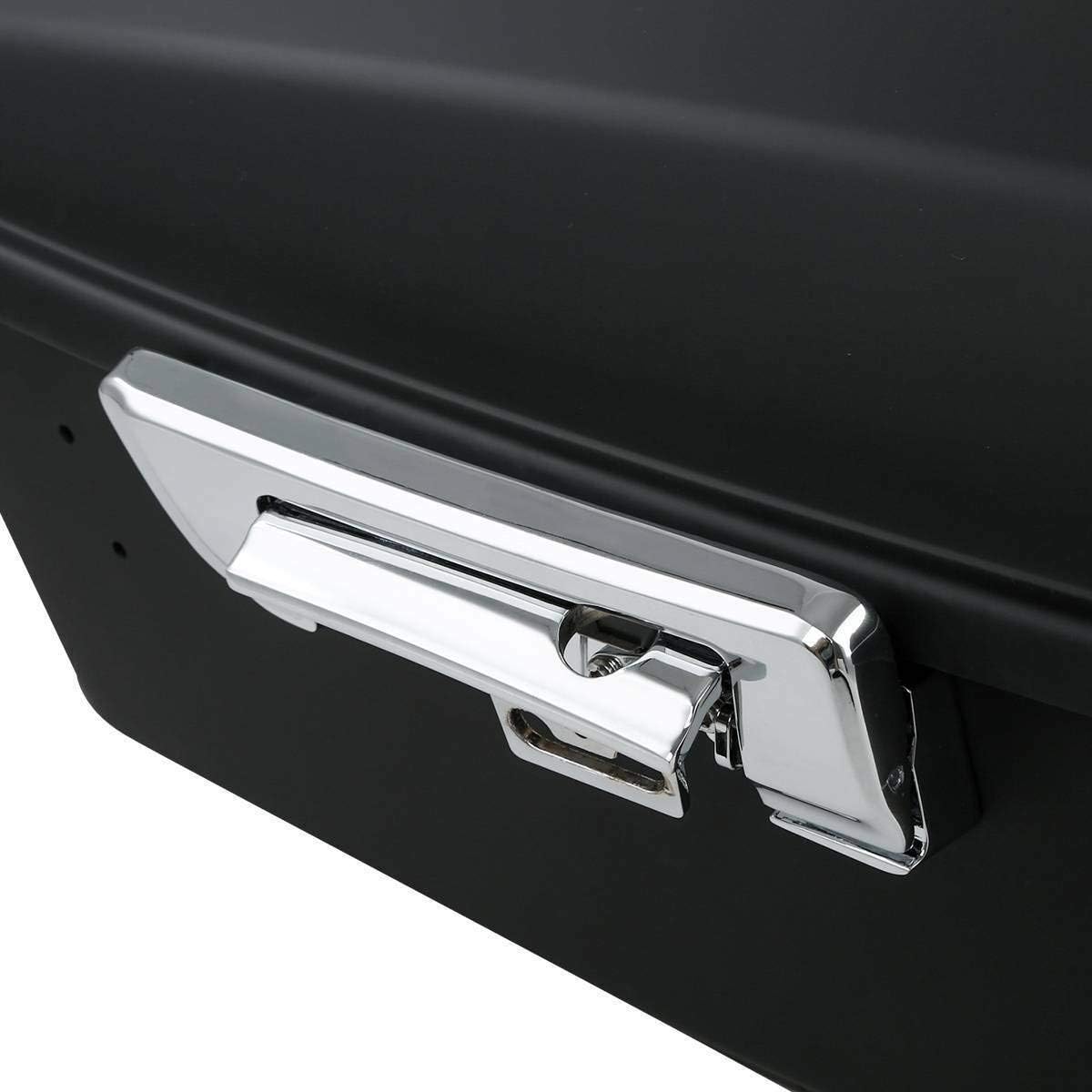 TCMT 13.7' King Motorcycle Trunk Box W/Latches Key Fit For Harley 2014-2025 Touring CVO Road King Road Glide Street Glide Electra Glide Pack