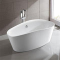 67 in. Grasse Freestanding Bathtub White