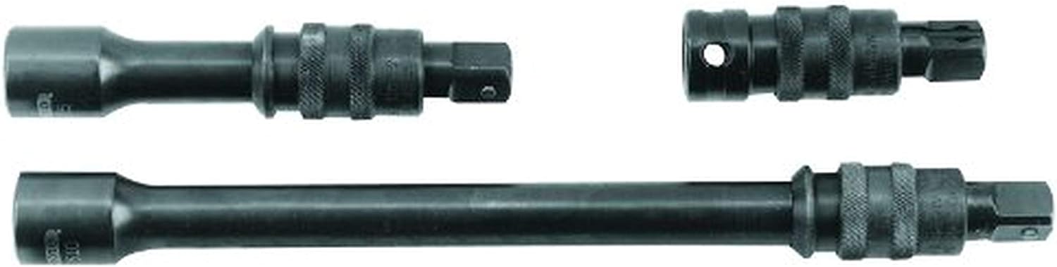 1/2' Drive 3 Pc. Impactlocking Ext Set, Sold As 1 Set