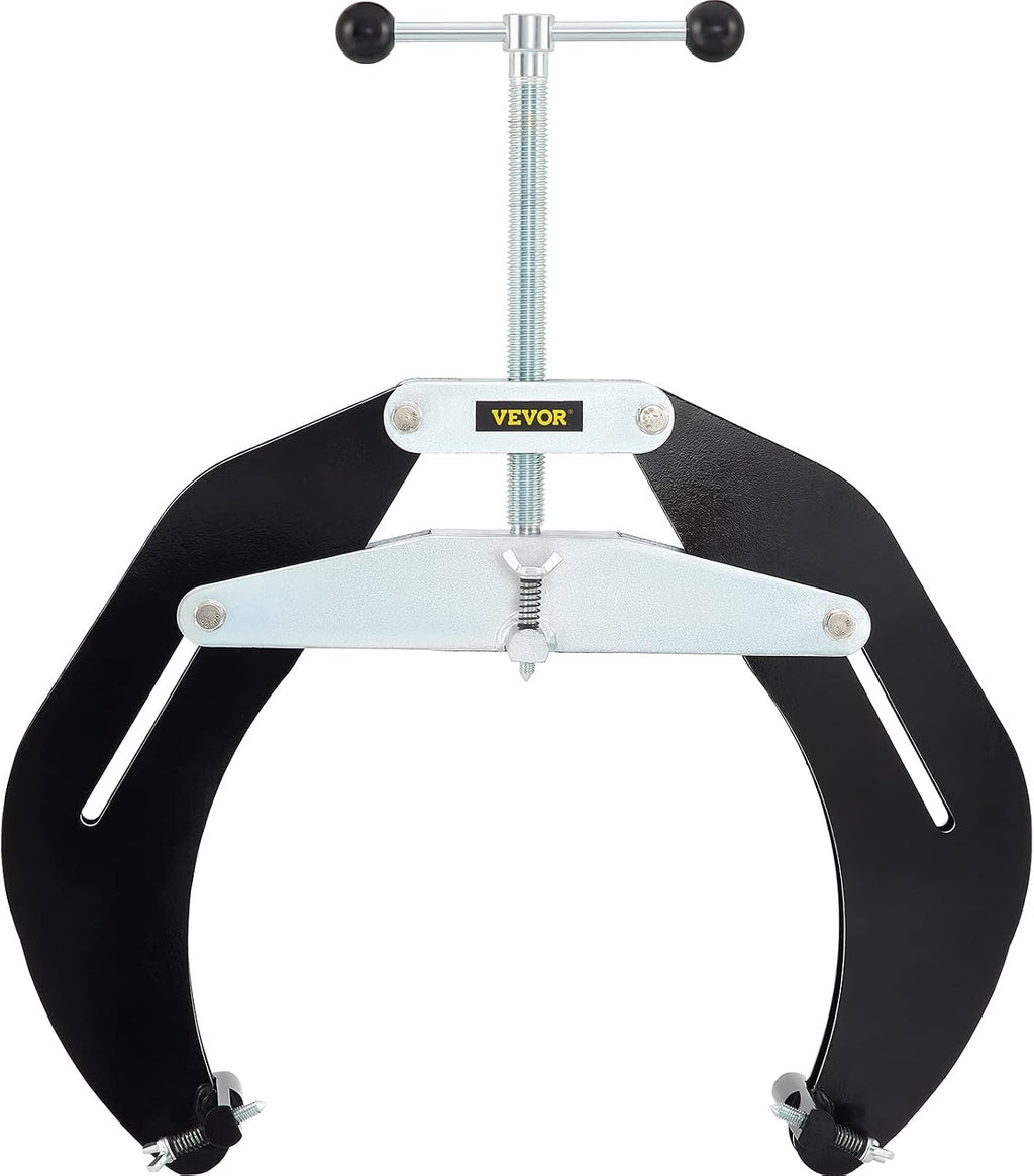VEVOR Pipe Clamp, 5 to 12 in, High Strength Ultra Clamp with Quick Acting Screws, Steel Pipe Alignment Tool with Lightweight Design, Black