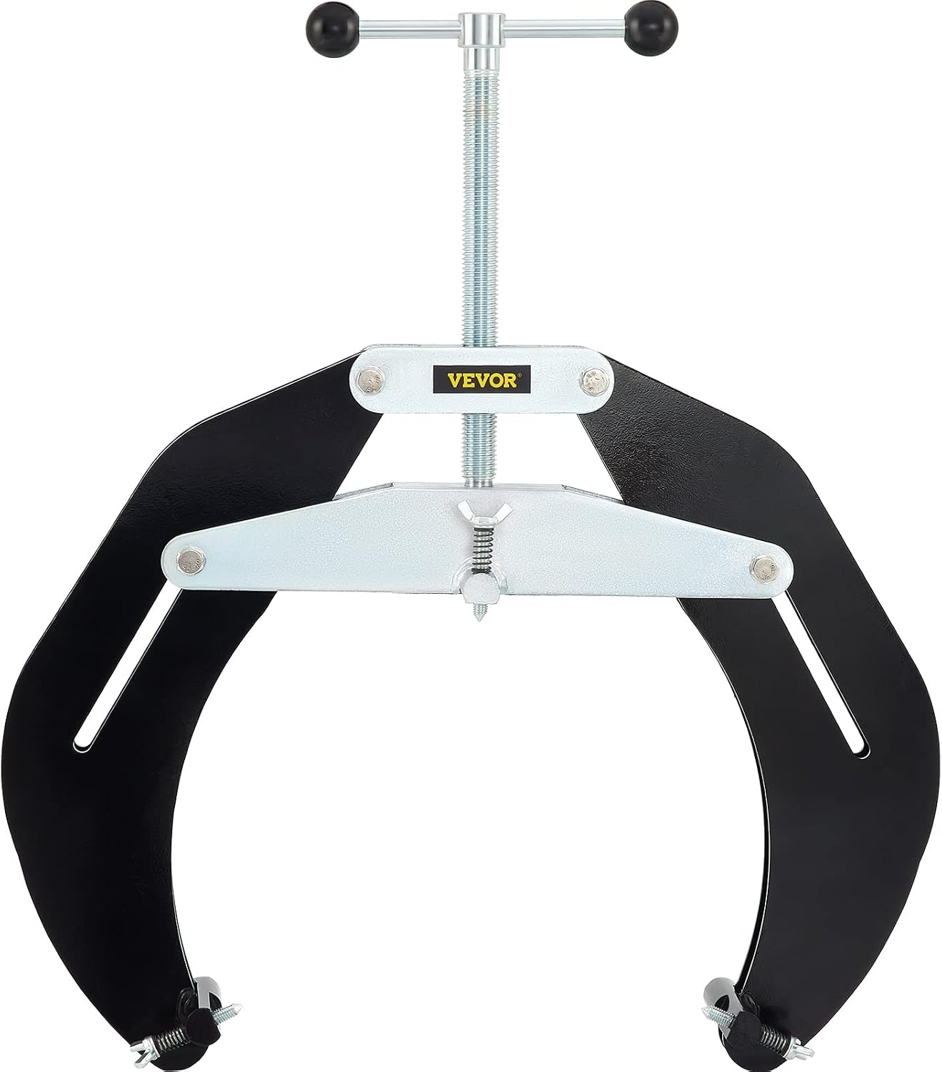 VEVOR Pipe Clamp, 5 to 12 in, High Strength Ultra Clamp with Quick Acting Screws, Steel Pipe Alignment Tool with Lightweight Design, Black