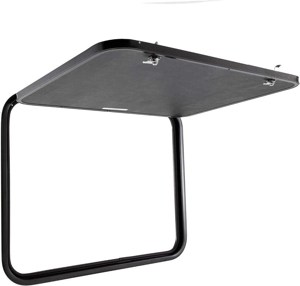 RecPro RV Baggage Door | Rounded Corners | Camper | Compartment Door | Black Fiberglass (30' W x 24' H) | Made in America