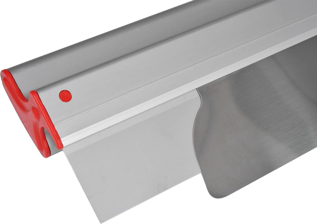 LEVEL5 Skimming Blade Set with Case | 10, 16, 24, 32 Inch Skimming Blades, 37-63 Inch Extendable Handle, Compound Roller & Transport Case | for Smoothing Walls and Ceilings | 5-550