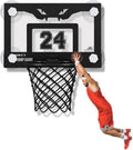 Indoor Basketball Hoop, Mini Basketball Hoop for Door and Wall of Bedroom and Office, Kids Basketball Hoop and Stand, Gift for Kids Teens and Adult,Black