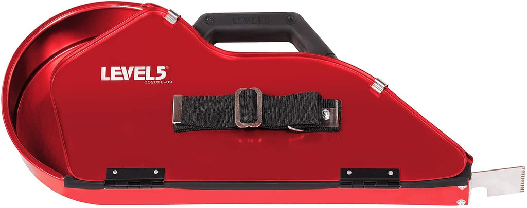 LEVEL5 Semi-Automatic Drywall Banjo Taping Tool | Professional Grade, Aircraft-Grade Aluminum Body, Ergonomic & Corrosion Resistant | 5-311