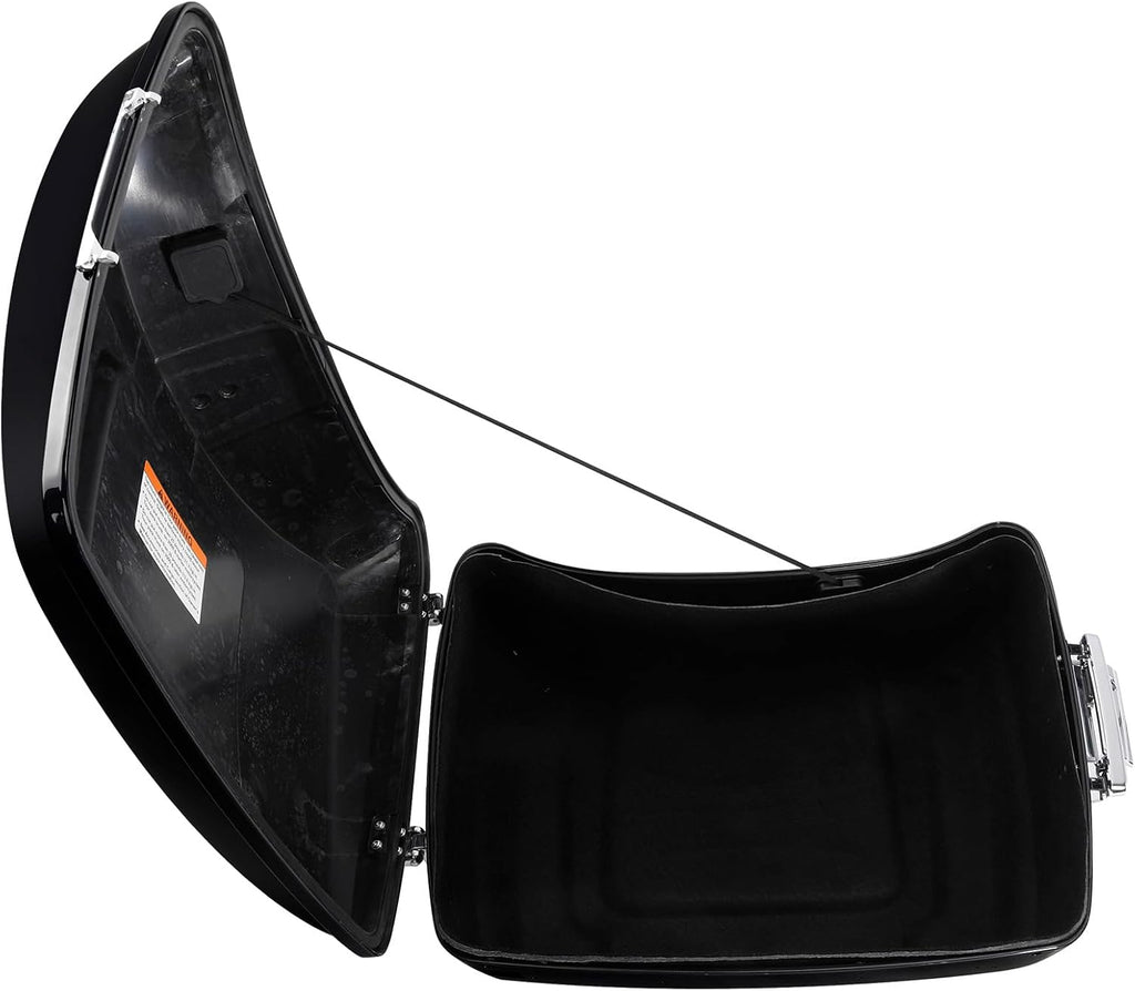 TCMT 13.7' King Motorcycle Trunk Box W/Latch Key Fit For Harley 2014-2025 Touring CVO Road King Road Glide Street Glide Electra Glide Ultra Limited Midnight Blue