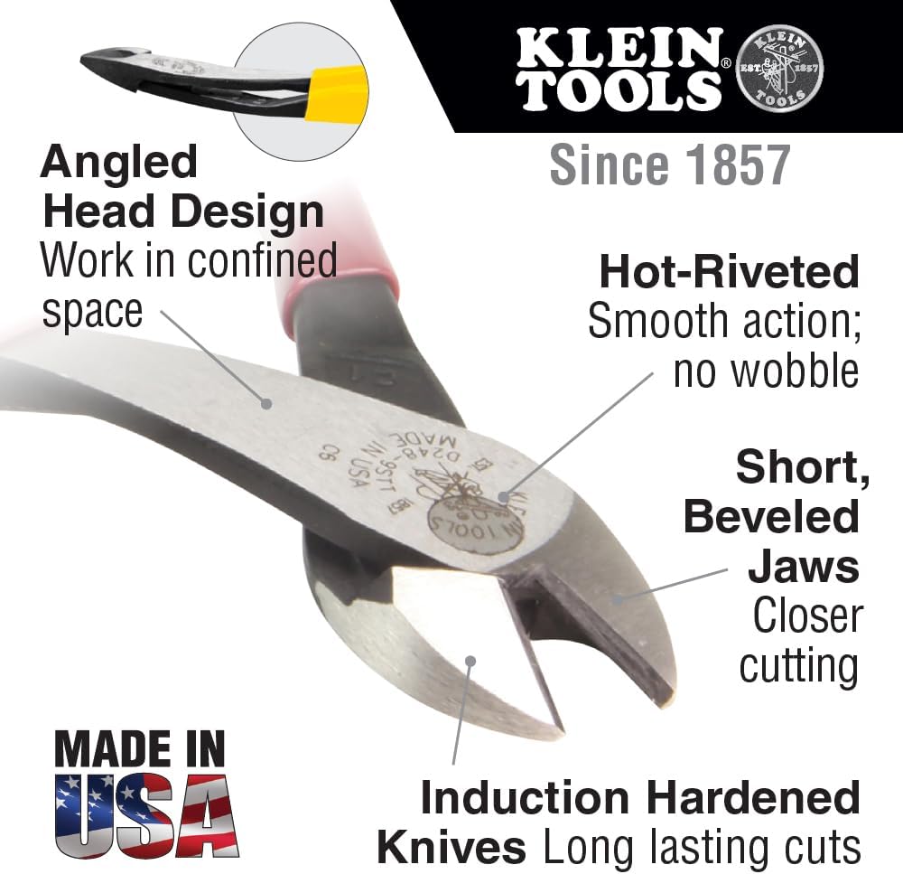 Klein Tools 80080 6-Piece Hand Tool Kit with 2 Screwdrivers, 3 Pliers, Wire Stripper and Cutter and Klein Tools 32500HDRT 11-in-1 Ratcheting Impact Rated Screwdriver/Nut Driver
