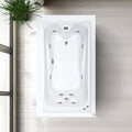72 in. x 36 in. Elite Series Acrylic Alcove Whirlpool Bathtub With Removable Acrylic Skirt (Left or Right Hand Drain) in White
