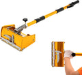 10' Drywall Flat Finishing Box Set with Extension Handle Adjustable Height 35'-59', Drywall Taping Tools Professional Aluminum Compound Mud Taping Tools for Plasterboard Wallboard Sheetrock