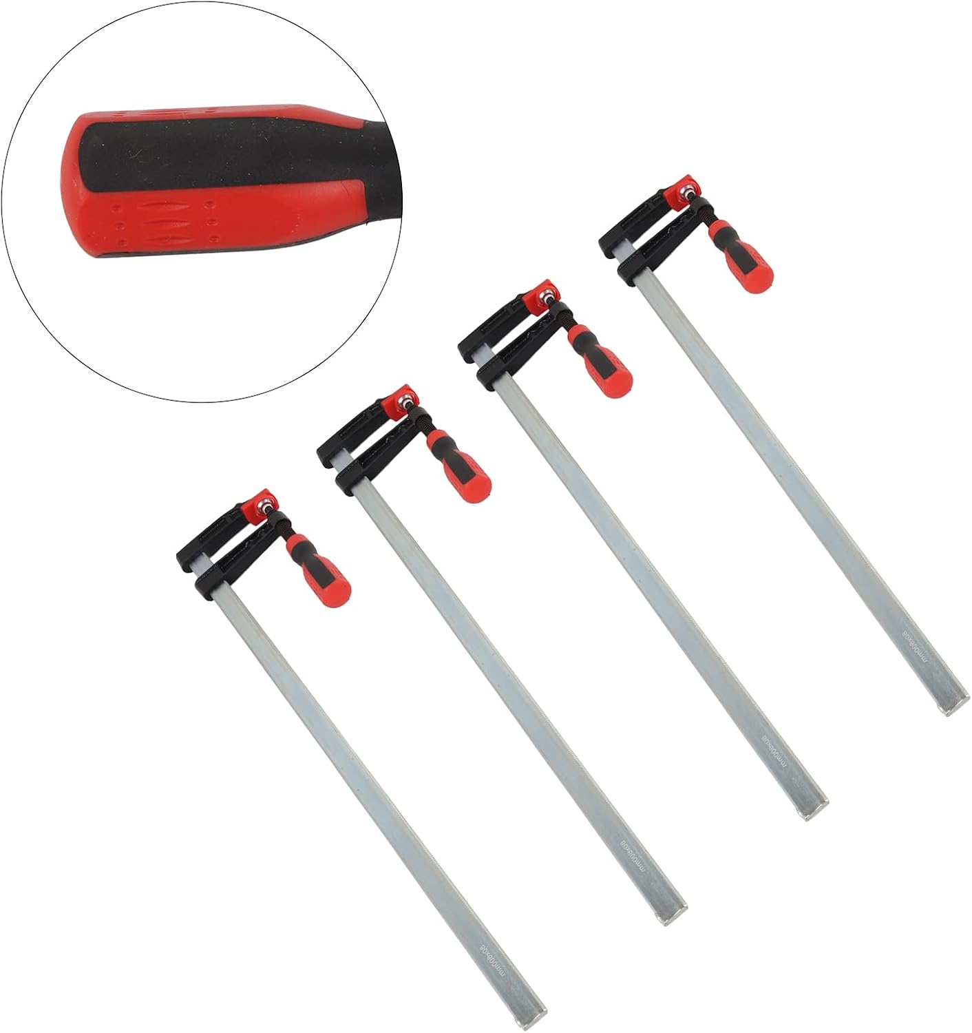 Heavy Duty F Clamps Woodworking Bar Clips Quick Slide DIY Hand Tool Kit 80 * 600mm for Woodworking Gluing and Splicing Processing