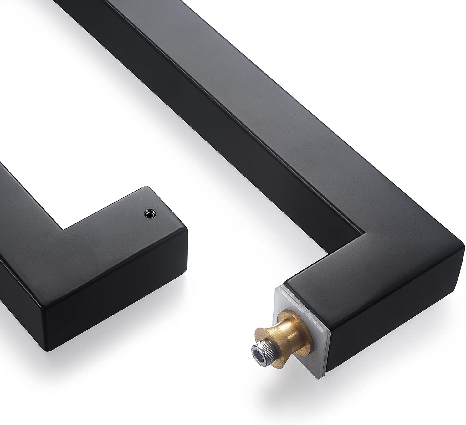 TOGU TG-R3030 Heavy Duty Commercial Grade 1800mm/71 inches Square/Rectangle Shape Solid 1.2mm Thick Stainless Steel 304 Push Pull Door Handle, Matte Black Finish