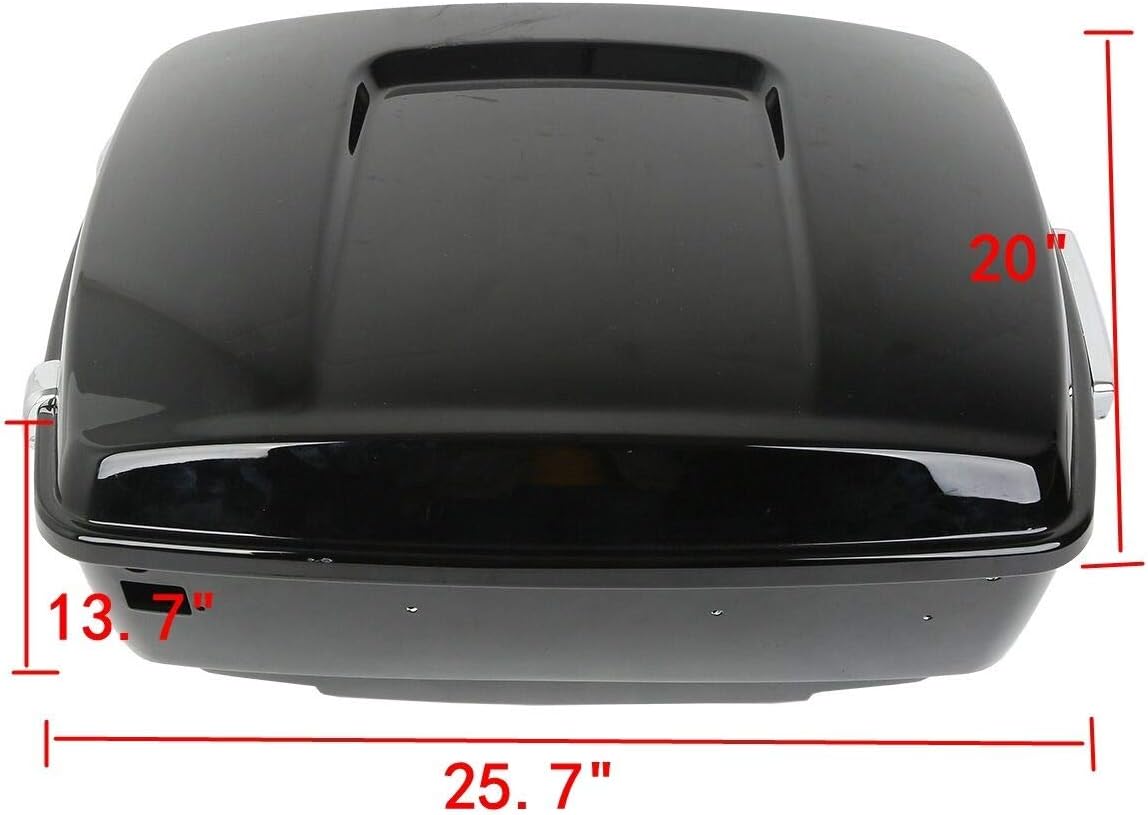 TCMT King Motorcycle Trunk Box Fits For Harley Davidson Touring 2014-2025 Road King Glide Street Glide Electra Glide Pack