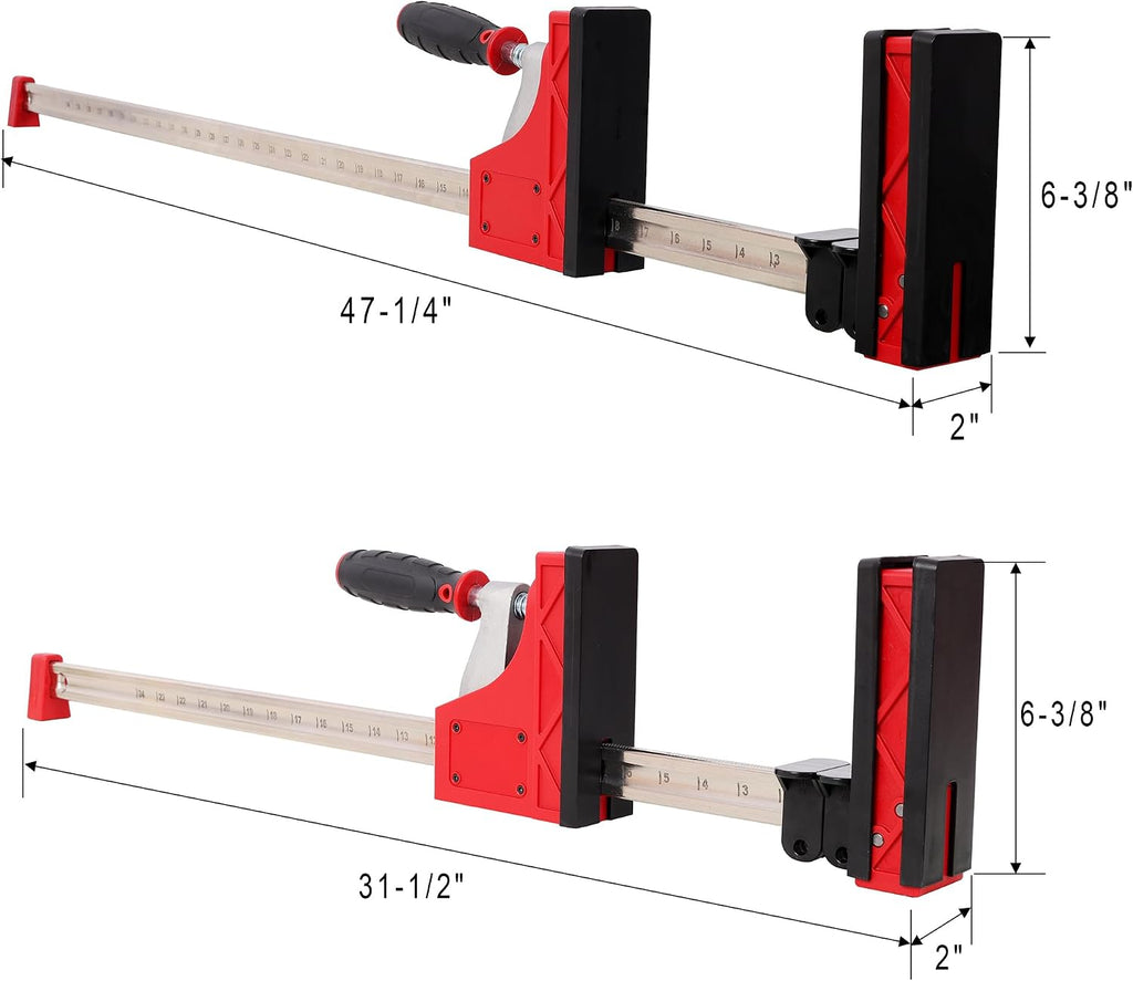 12Pcs Parallel Clamp Kits, 24' Clmap, 40' Clmap, Bench Dogs, Framing Blocks for Woodworker Tools, DIY
