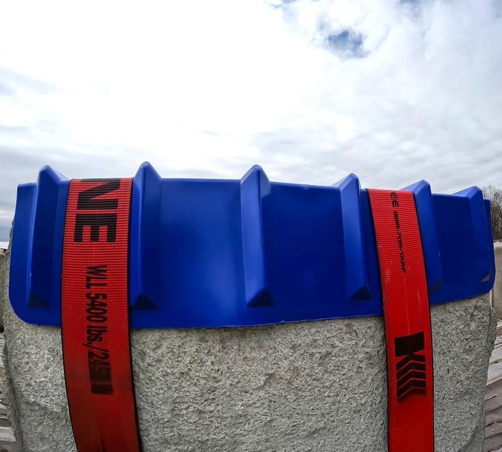 Mytee Products (10 Pack Blue Corner Protector V Shaped Edge Guard 8' x 8' x 24' Inches