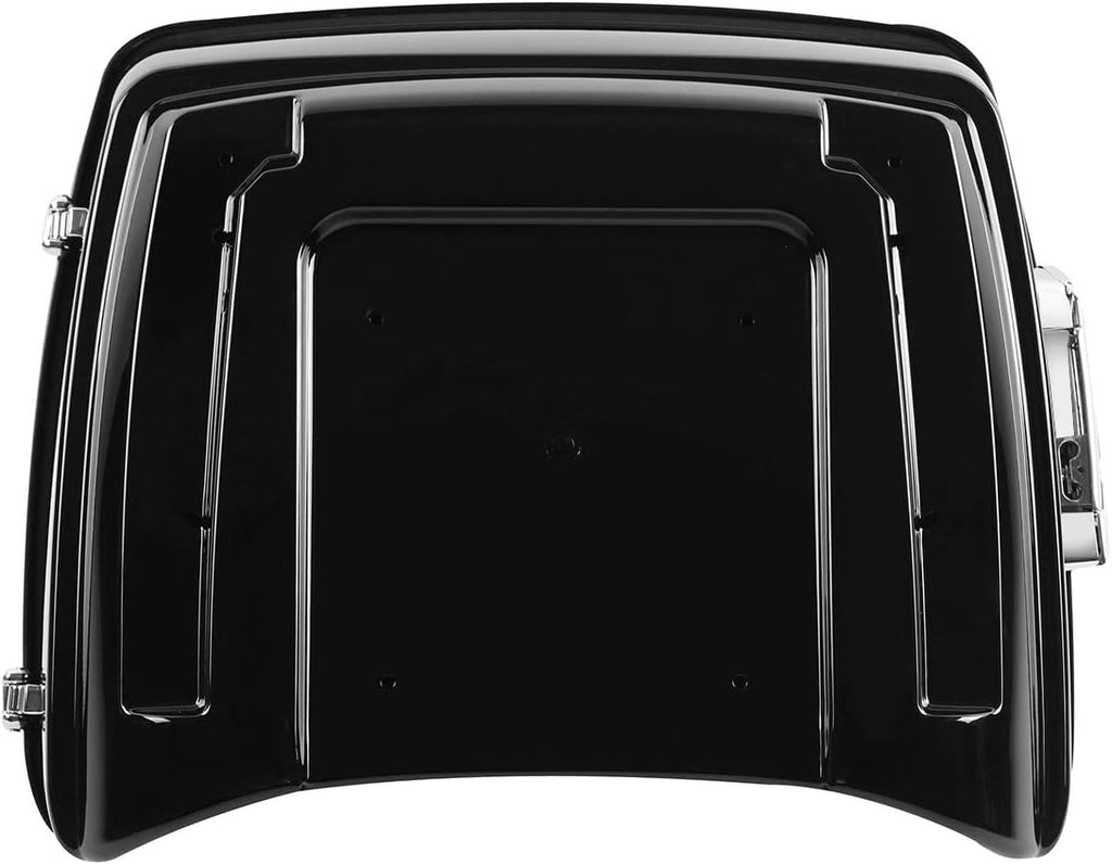 TCMT 13.7' King Motorcycle Trunk Box Fits For Harley Davidson 2014-2025 Touring CVO Road King Road Glide Street Glide Electra Glide Ultra Limited Pack