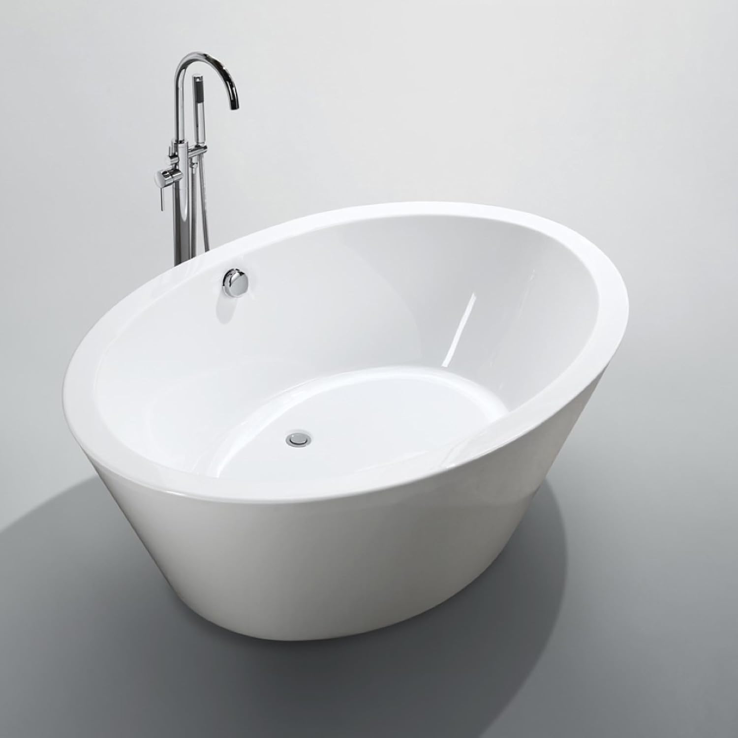 BA6827 Udine 67 inch Freestanding Bathtub in Glossy White