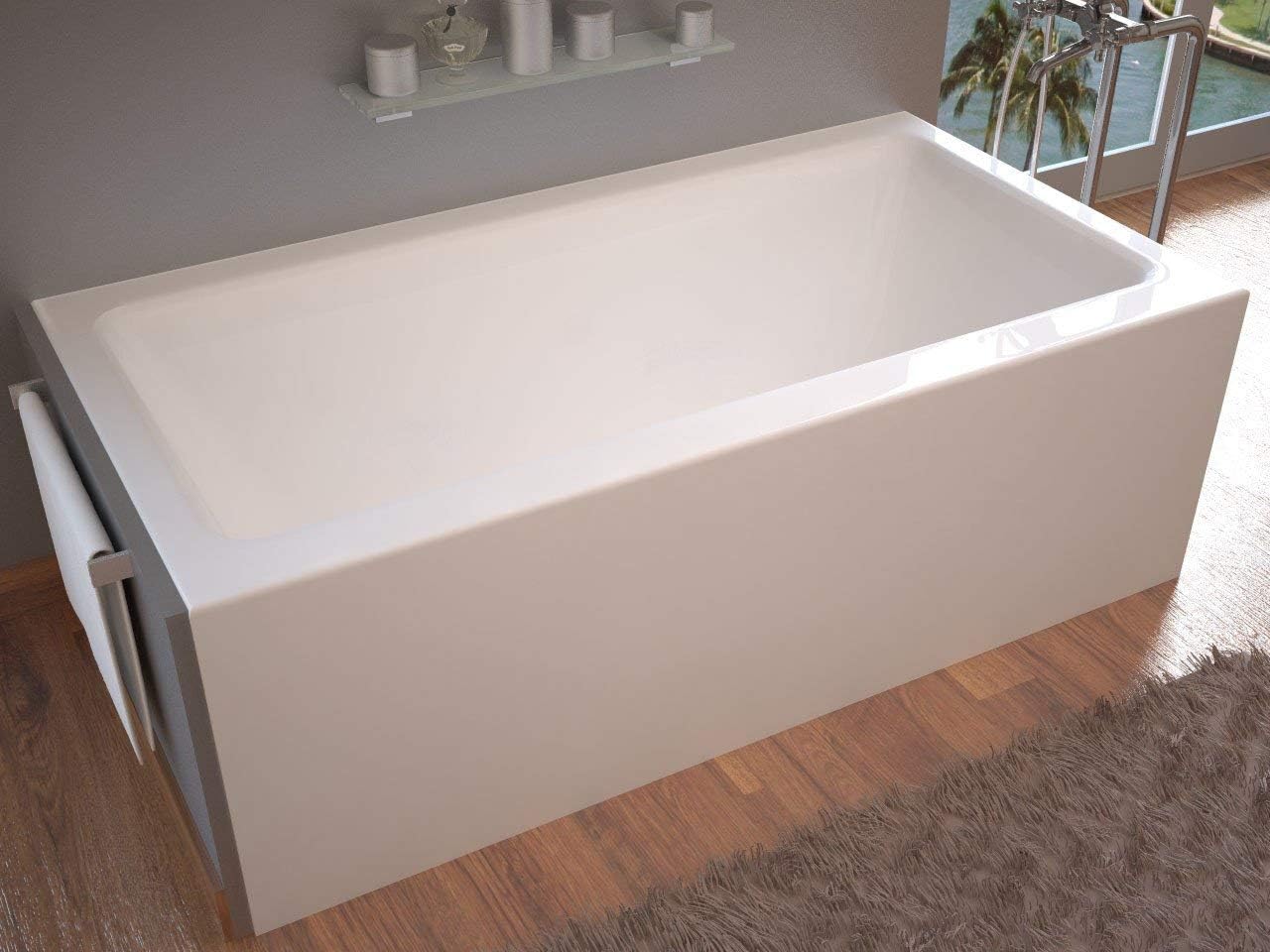 3260SHAR Soho 32 Inch by 60 Inch Front Skirted, Air Massage, Right Drain Soaking Bathtub