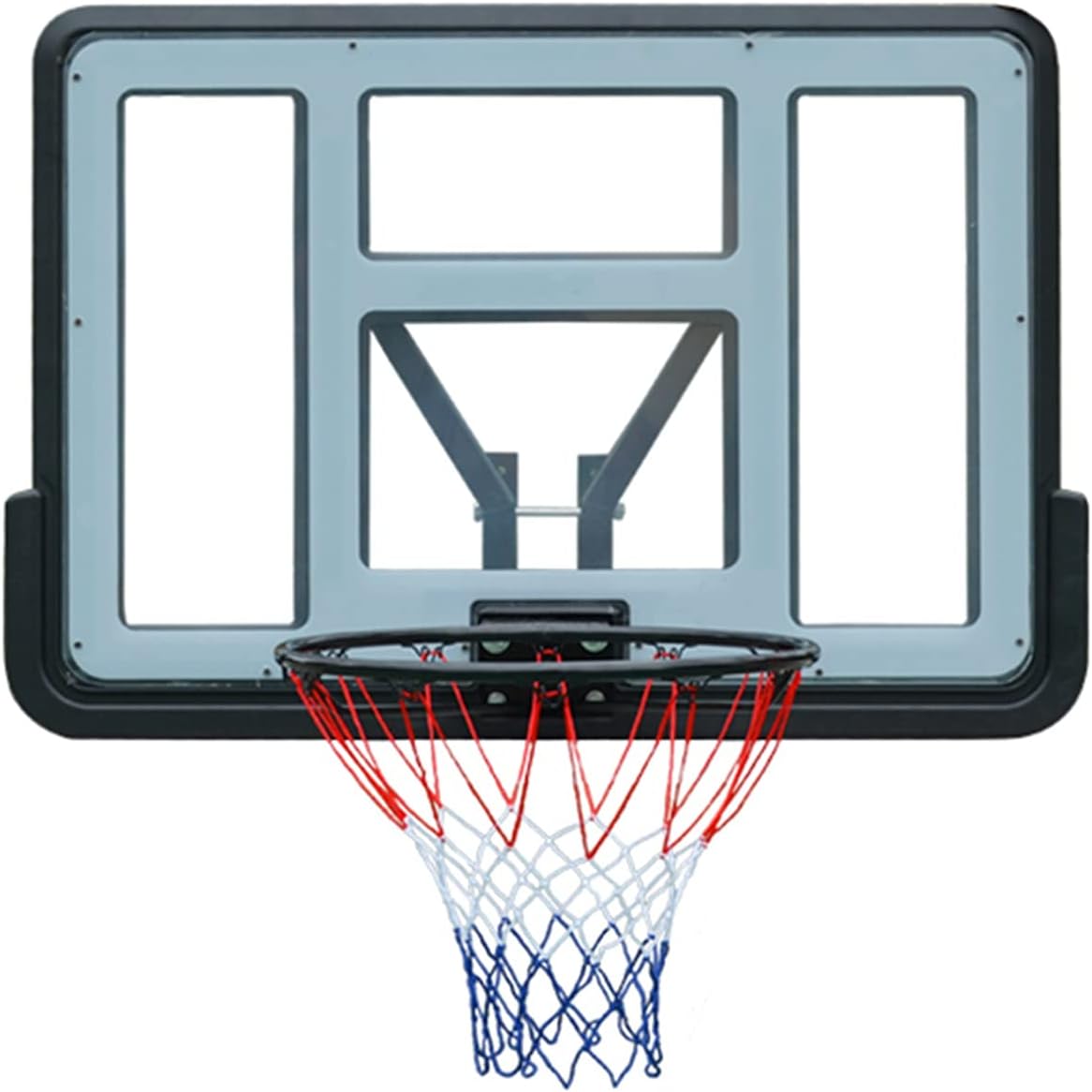 Basketball Hoop Portable Mini Basketball Hoop, Indoor and Outdoor Wall-Mounted Basketball Training Stands for Children and Adults, Removable Fixed Bracket, Easy to Install