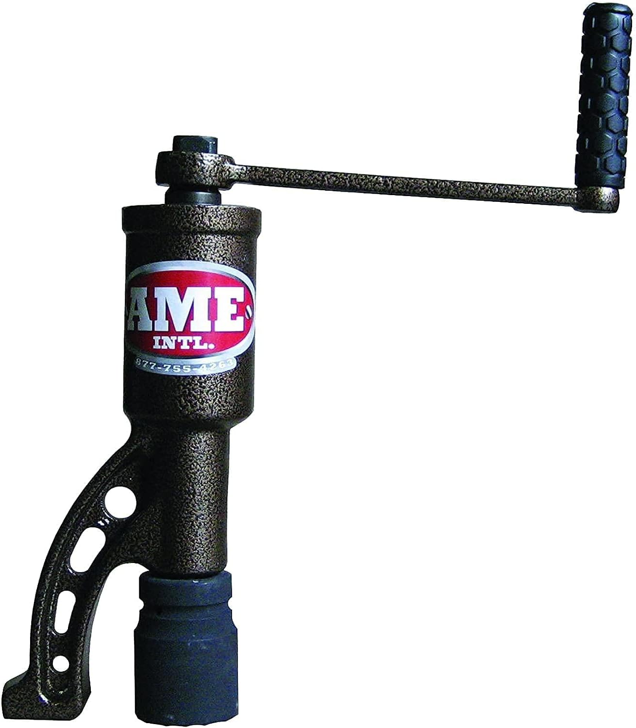 AME INTL 67300 Nut Buddy Wheel Nut Remover – Heavy-Duty Manual Tool for Stuck or Overtightened Lug Nuts - 1-1/2' and 1-5/16' Sockets