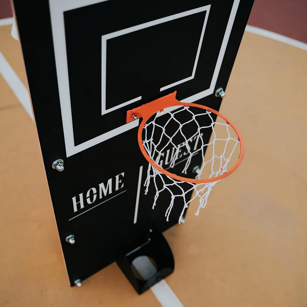 Tubibu Metal Wall Decor - Wall Mounted Basketball Hoop for Game Room, Office, Playroom - Extraordinary Gift (Classic, Large)