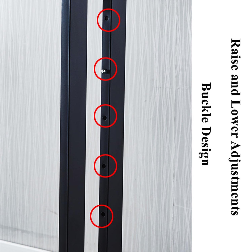 Clothes Rack Floor Standing Metal Garment Rack Heavy Duty 6 Way Clothing Shelves, Adjustable Lifting Arms Retail Display for Hanging Clothes