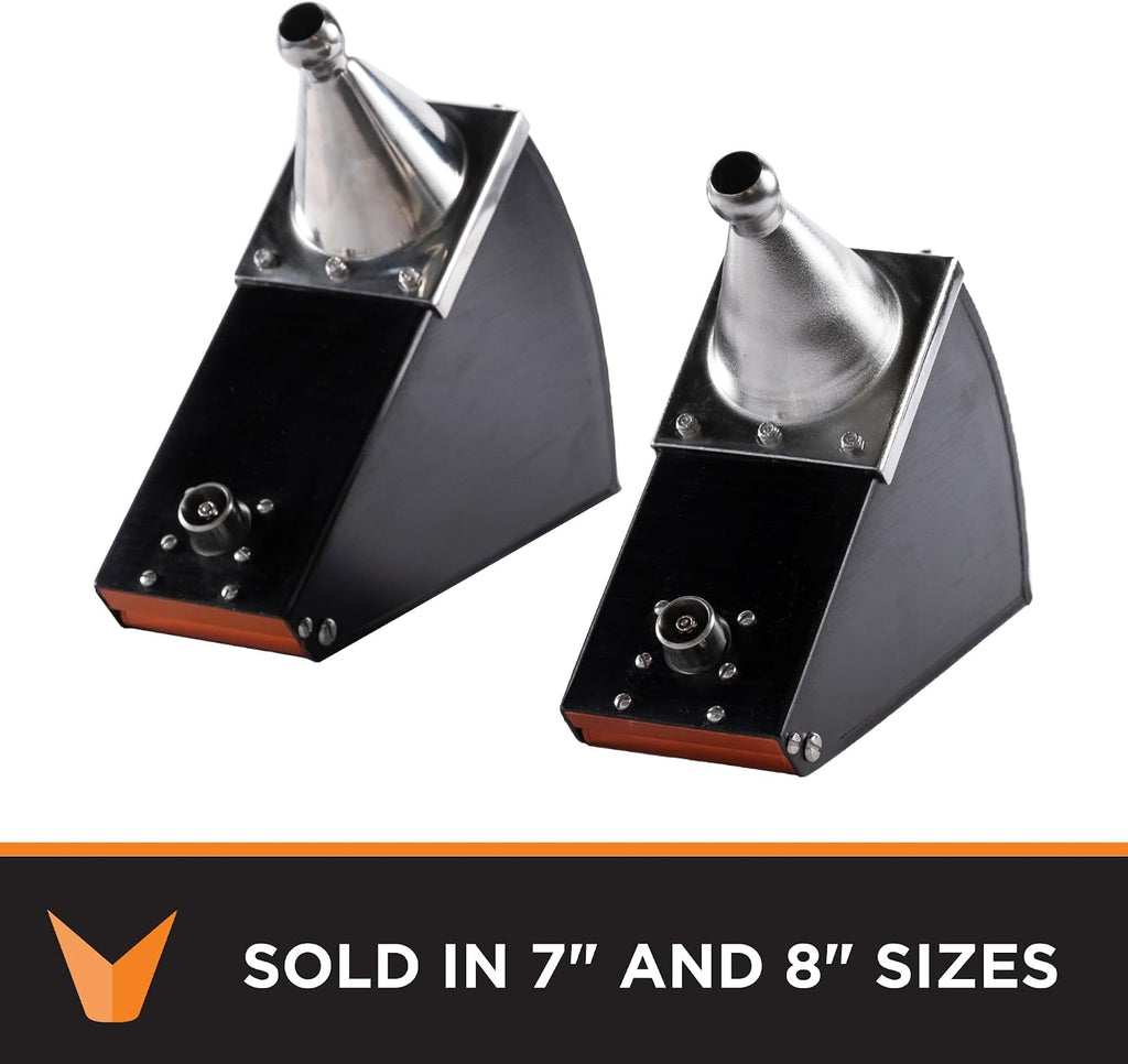 7' Angle Box Corner Applicator | Drywall Master – Precise Inside Corner Coating – Heavy-Duty Stainless Steel Cone – Chicago Family Owned
