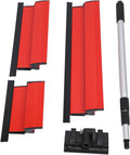 Skimming Set (250mm/400mm/600mm) Smoothing Spatula with Extension Handle Pole for Wall & Ceiling Finishing – Compatible with Standard Tools