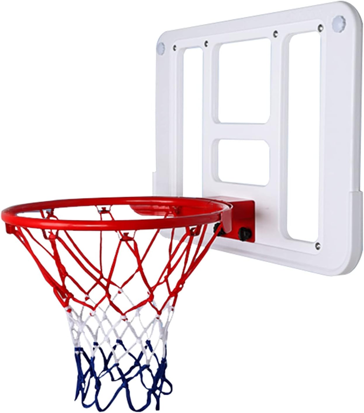 Mini Basketball Hoop Set, Portable Wall-Mounted Backboard, Indoor Basketball Group for Home, Office, Bedroom, 62x43.5cm