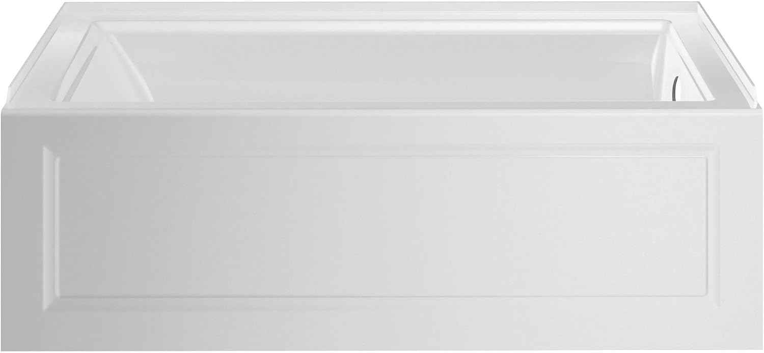 Town Square S 60'x30' Bathtub- Right Drain in White