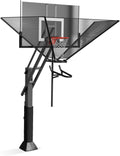 Basketball Rebounder Net Return System Machine Portable Suspended Shooting Basketball Rebounder Device Heavy Duty Basketball Training Equipment with 360°Rotating Track for Continuous Solo Practice