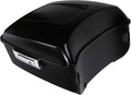 TCMT Black Denim 13.7' King Trunk W/Latch Key with Speaker Cut Outs Fit For Harley Trunk Touring CVO Road King Road Glide Street Glide Electra Glide Ultra Limited 2014-2025