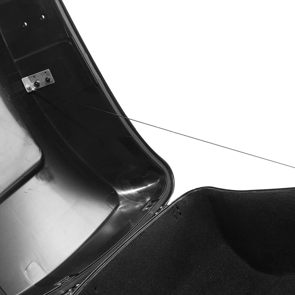TCMT 13.7' King Motorcycle Trunk Box Fits For Harley Davidson 2014-2025 Touring CVO Road King Road Glide Street Glide Electra Glide Ultra Limited Pack