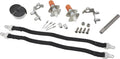 Speedway Motors Hidden Pickup Tailgate Latch Kit with 16 Inch Straps Stainless Steel Rust Free Rattle Free Design Universal Fit Clean Classic Truck Look