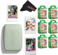 Fujifilm INSTAX Mini Link 3 Smartphone Printer with INSTAX Mini Instant Film and Sunshine Microfiber Cleaning Cloth... (6 Twin Pack (120 Sheets), Sage Green)