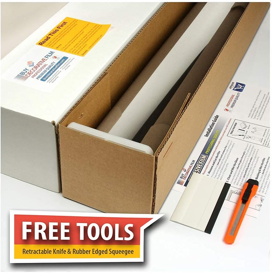 BDF EXS35 Exterior Window Film Glare and Sun Control Reflective Silver 35 (Medium) - 60in X 50ft