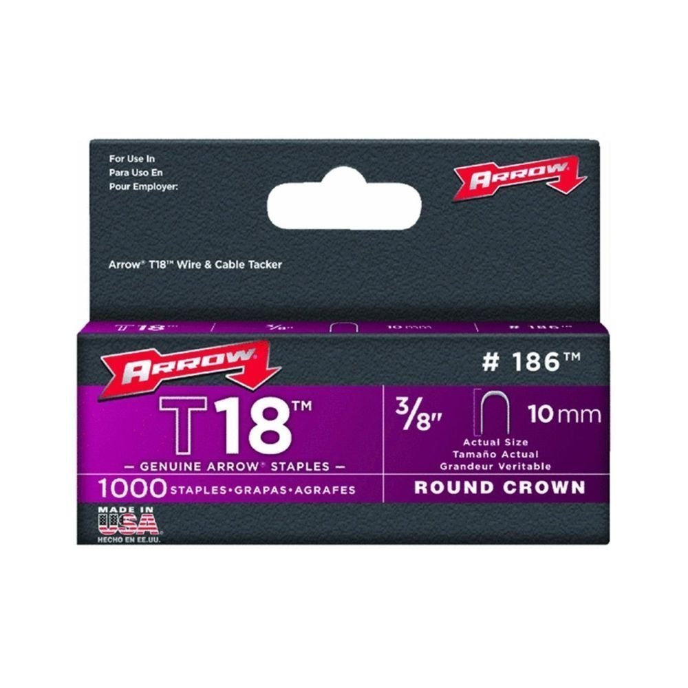 STAPLE T18 3/8' 1000PK