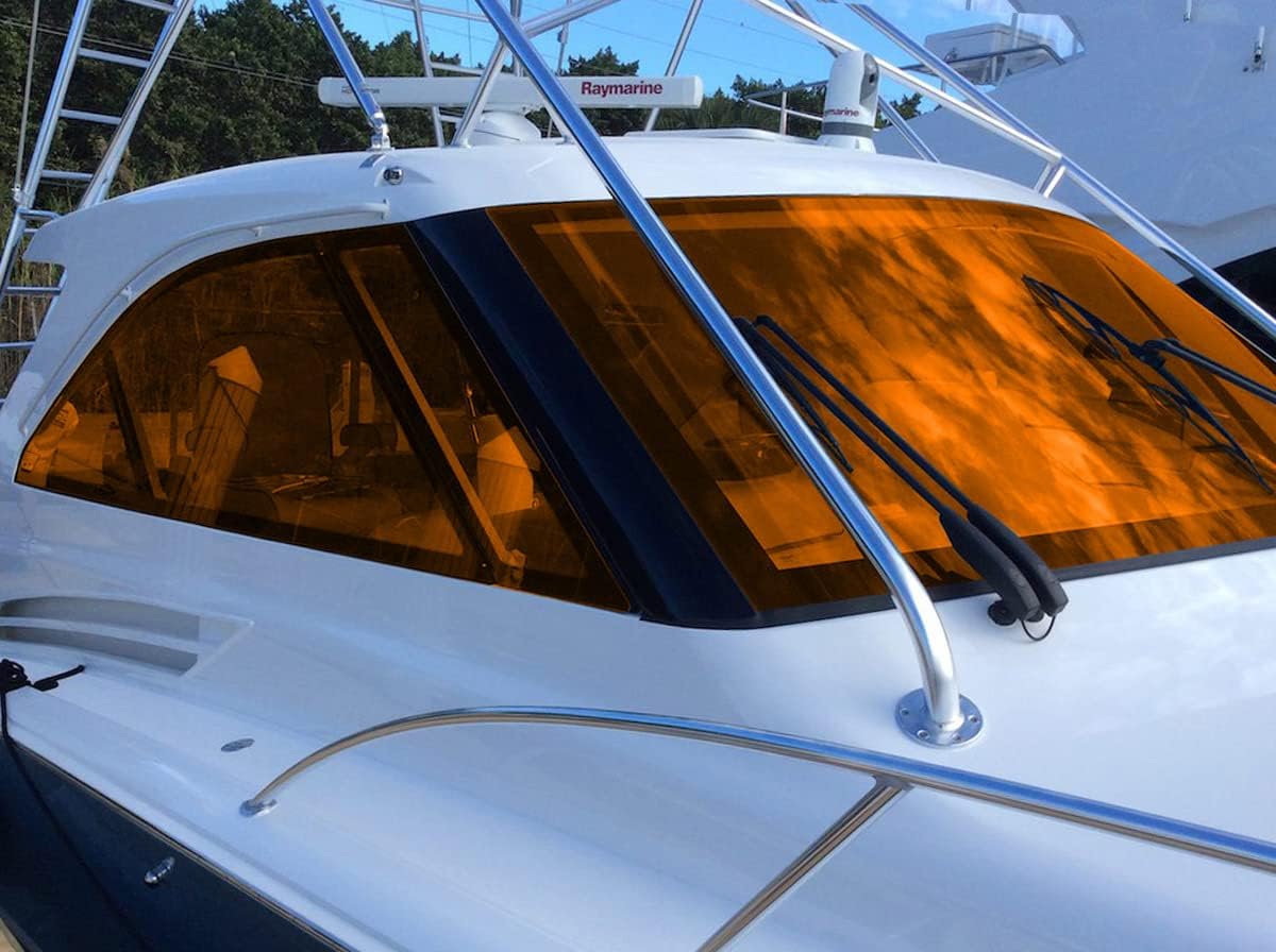 Reflective Car Window Tint Film - One Way Window Mirror Glass Shield Automotive Tinting Sun Blocking Anti UV Heat Control for Car SUV Truck Tractor Boat House Silver 20 Inches x 100 Feet
