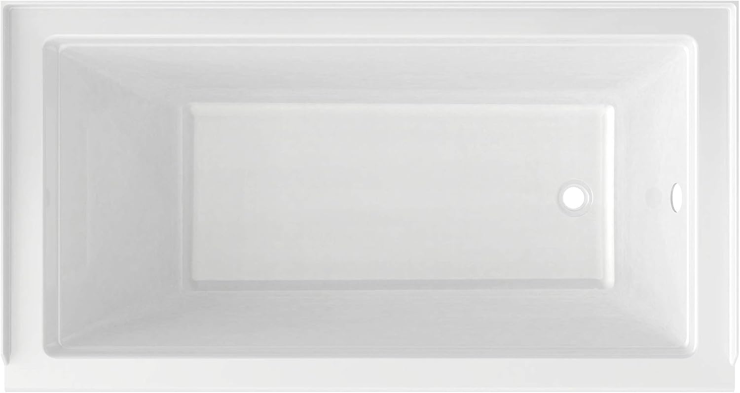Town Square S 60'x32' Bathtub- Right Drain in White