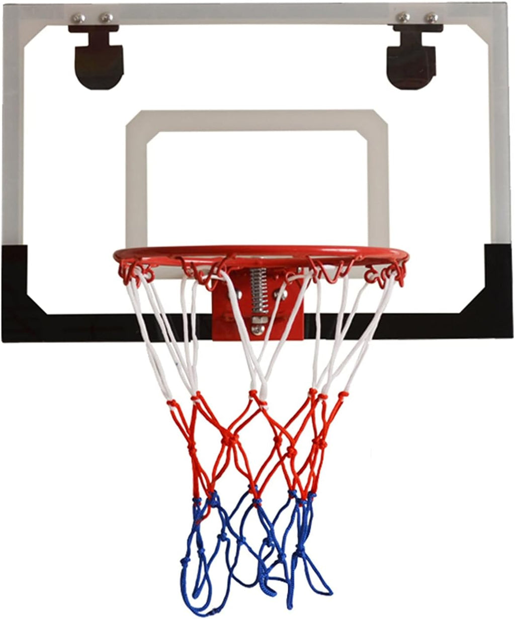 Basketball Rim Wall-Mounted Mini Basketball Hoop, Children's Indoor Sports Equipment On The Wall On The Door, 45x30cm