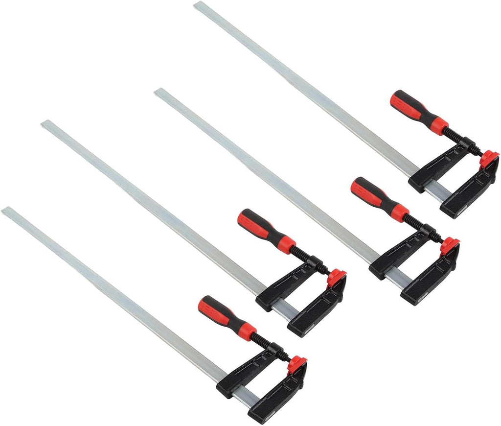 Quick Slide Heavy Duty Woodworking F Clamps Bar Clips for Woodworking Gluing and Splicing Processing 80 * 600mm Hand Tool Kit