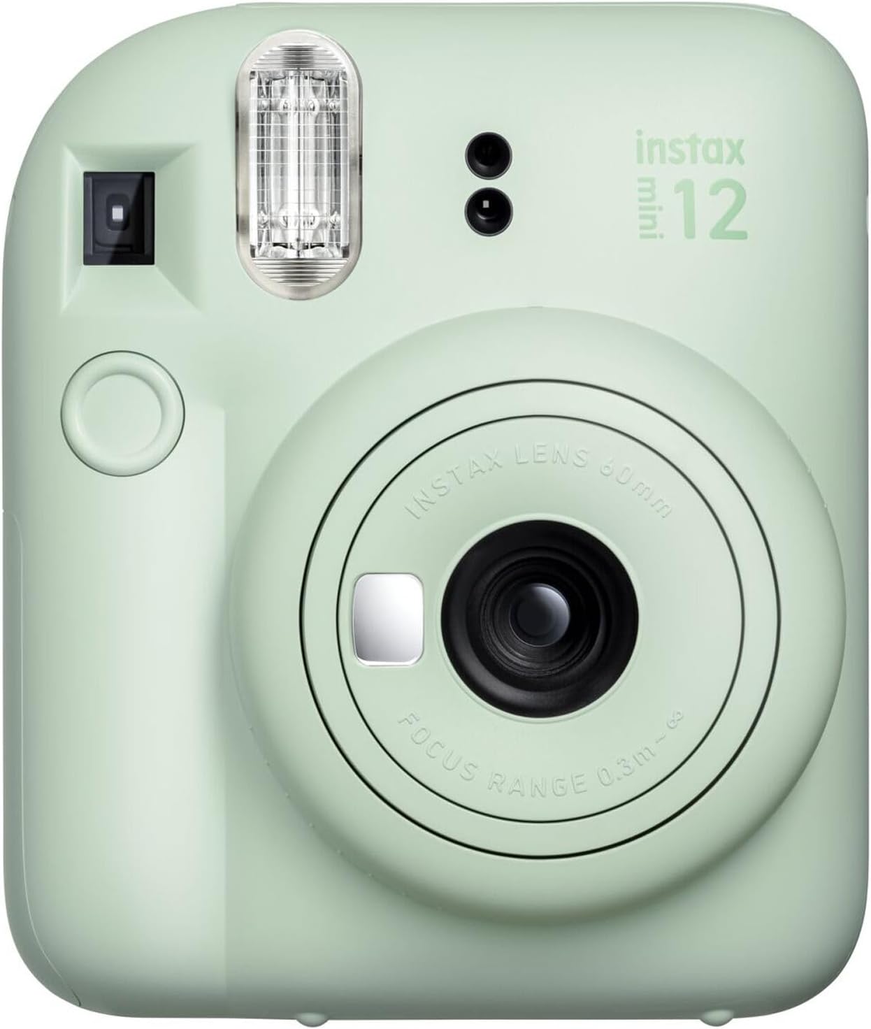 FUJIFILM INSTAX MINI 12 Film Camera Mint Green with Fuji Value Pack Instant Film - 60 Photo Sheets with Camera Case and Accessories Ideal Gift for Kids, Teenage Girl & Adults