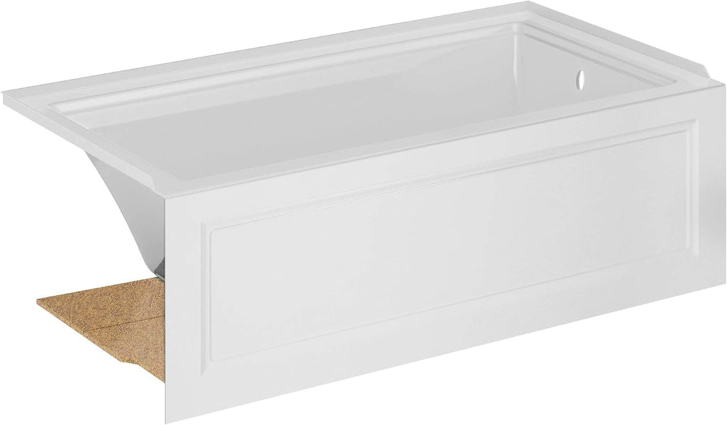 Town Square S 60'x32' Bathtub- Right Drain in White