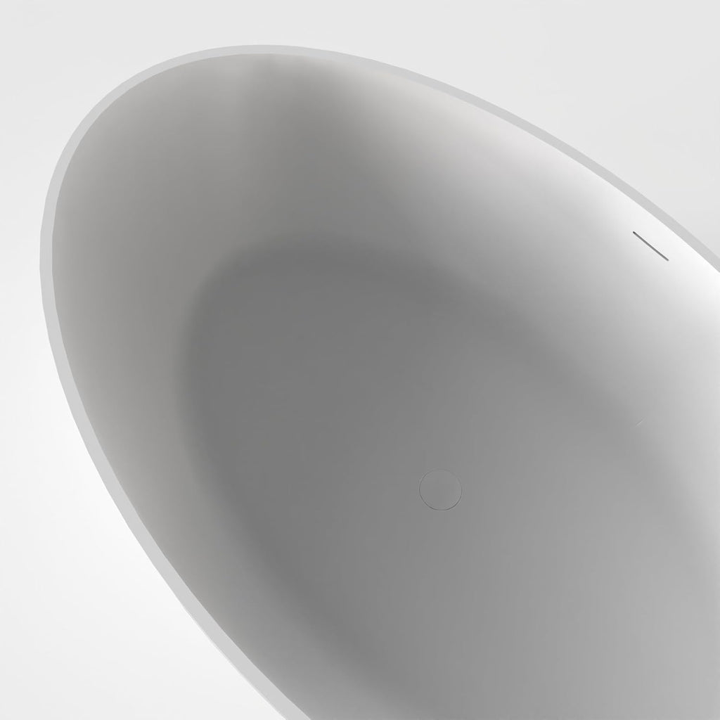 67 inch freestanding solid soaking bathtub for bathroom