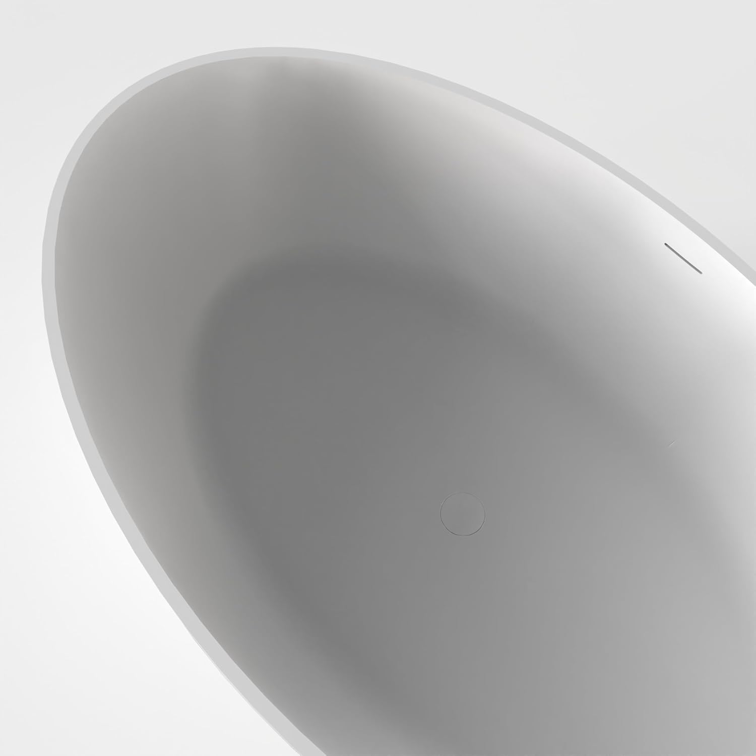 67 inch freestanding solid soaking bathtub for bathroom